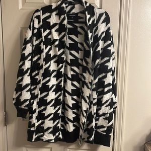 Houndstooth cardigan